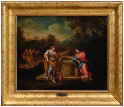 Italo Dutch School painting Jesus a09c0