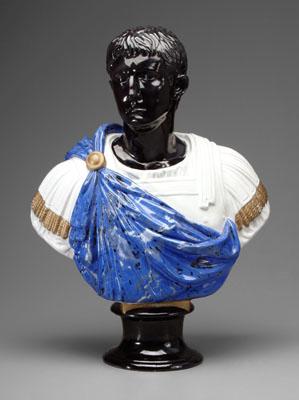 Terracotta bust, Julius Caesar, wearing