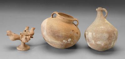 Three terracotta objects antiquities  a09e8