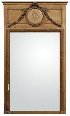 Louis XVI style trumeau mirror,