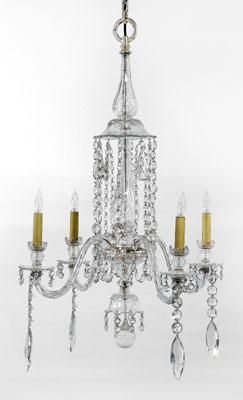 Fine Georgian crystal chandelier  a0a0f