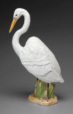 Ceramic stork, modern, possibly Italian,