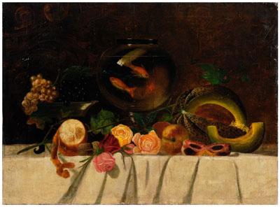 19th century still life painting  a0a49