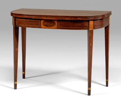 Fine Charleston Federal card table  a070f