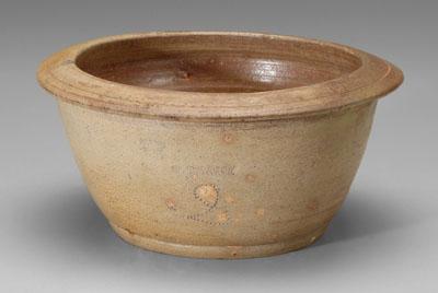 W.T. Macon stoneware bowl, salt