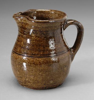 Cheever Meaders stoneware pitcher