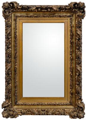 Rococo style gilt framed mirror  a07a8