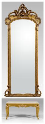 Victorian pier mirror stand rococo a07b0