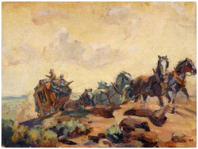 Will Timpe western painting California  a07da