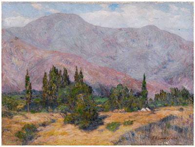 John Edward Walker painting (California,