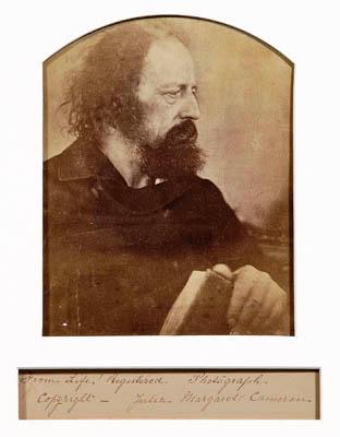 Alfred Lord Tennyson photograph,