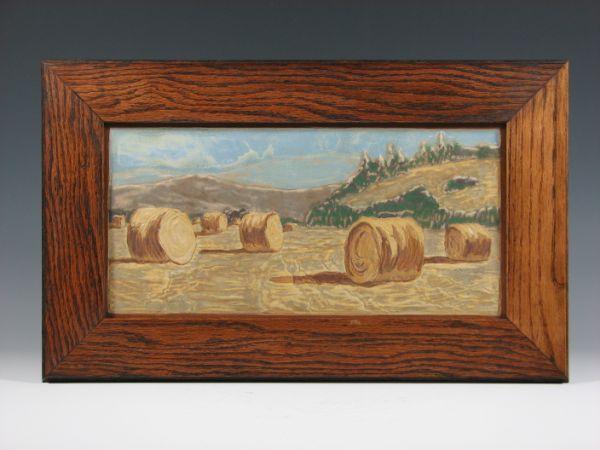 Hay field scenic tile by JMJ with b3e96