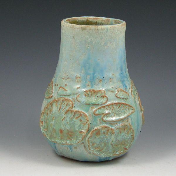 Clark House Pottery green bayou vase.