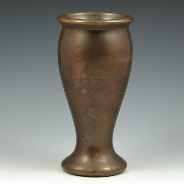 Clewell copper clad vase on a Weller