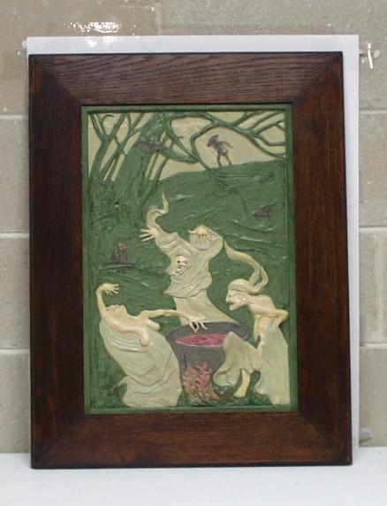 Large Friewald framed tile with