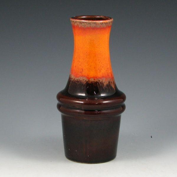 West German vase with orange over b3ed2