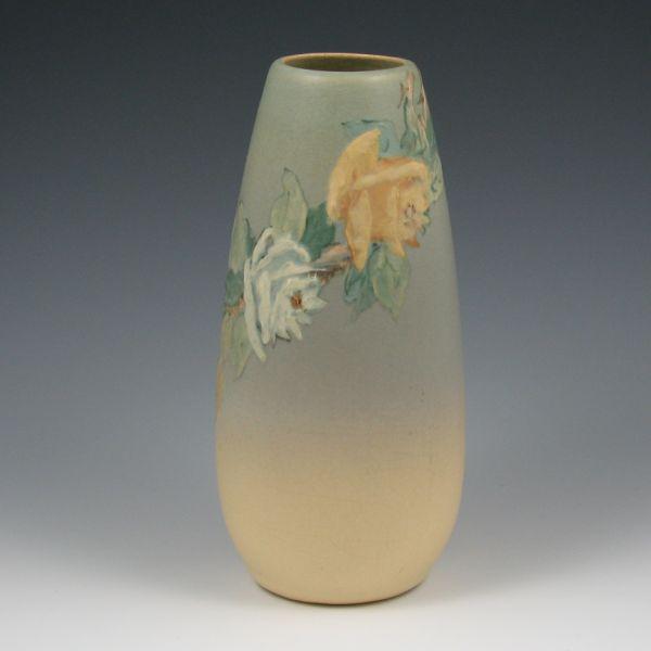 Weller Hudson vase with rose decoration b3ba6