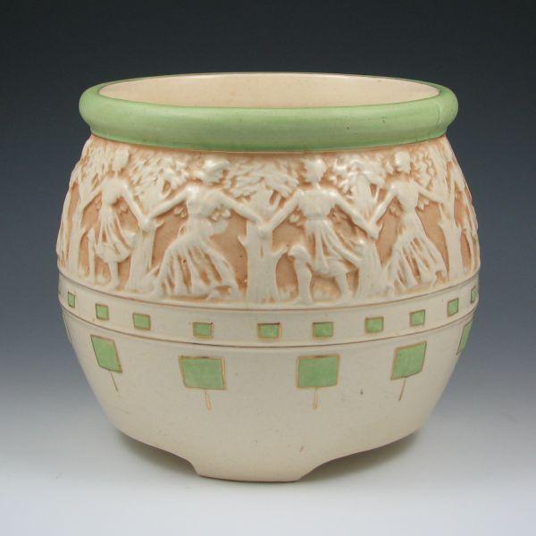 Roseville Old Ivory Decorated  b3baf