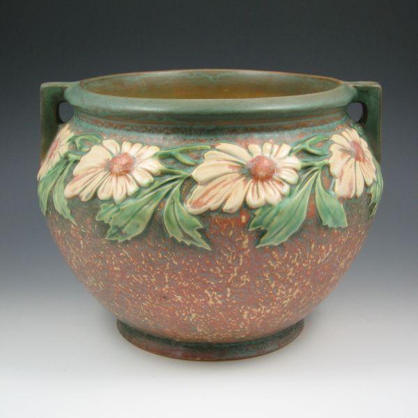 Roseville Dahlrose 614-9" jardiniere.