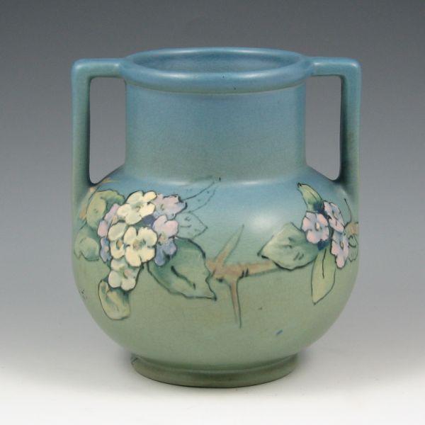 Weller Hudson handled vase with b3bfa