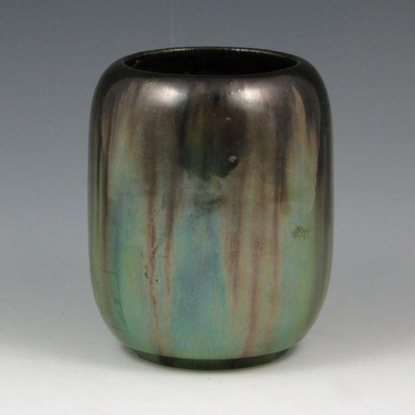 Fulper vase in Flemington Green  b3c03