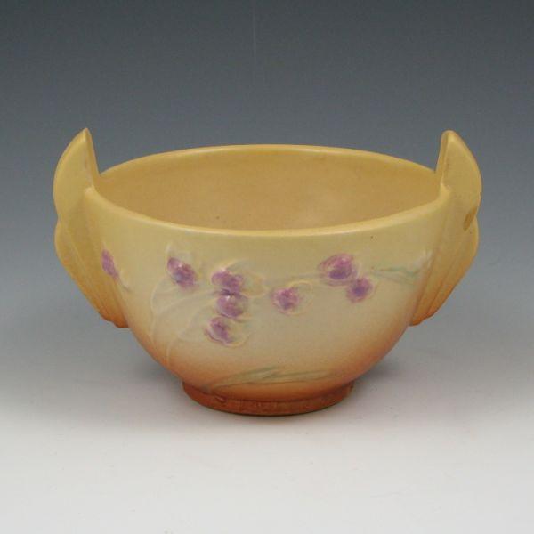 Roseville Ixia bowl with deco handles b3c4d