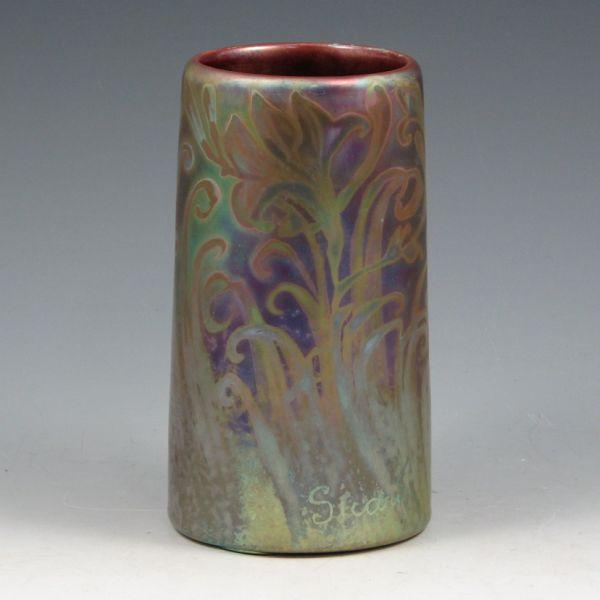 Weller Sicard vase with iridescent b3eeb