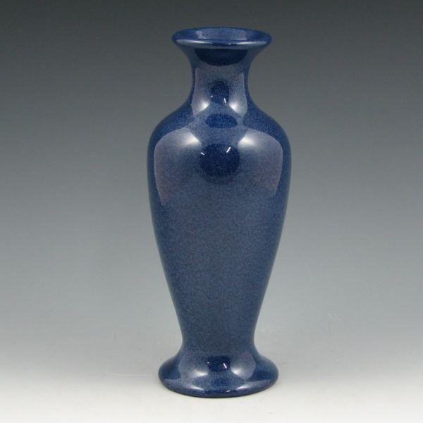 Muncie dark blue gloss vase.  Marked