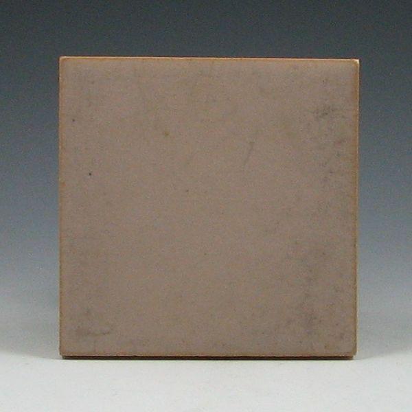 Rookwood faience tile in gray.