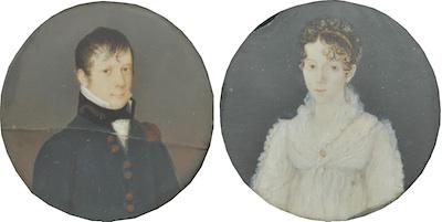 A Pair of Miniature Portraits  b45b3