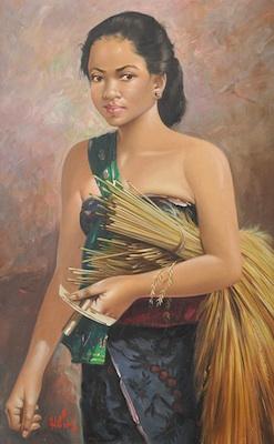 A. Hasim (Indonesian, 1921-1982) Portret