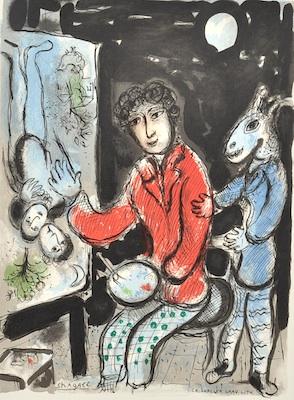 After Marc Chagall Russian French  b4652