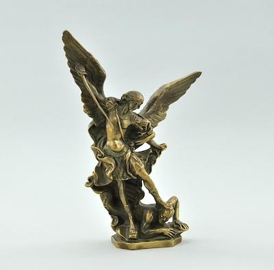 A Bronze Sculpture of the Archangel