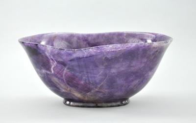 A Large Carved Amethyst Bowl Of b46b6