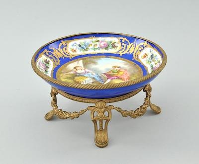 Sevres Style Porcelain Compote b4851