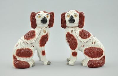 A Pair of Staffordshire King Charles