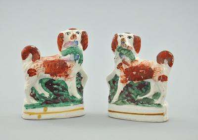 A Small Pair of Staffordshire Spaniels