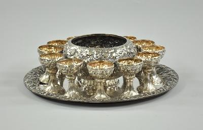 An Austro-Hungarian Silver Punch Bowl,