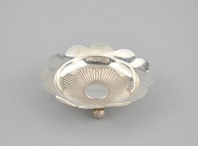A Tiffany Sterling Silver Dish The circular