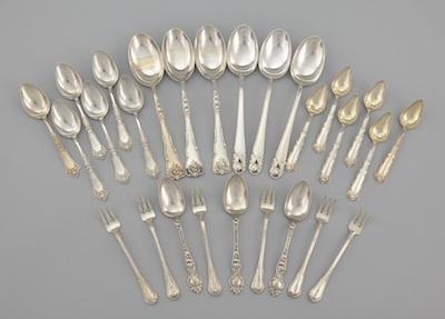A Mixed Lot of Silver Utensils b48fb