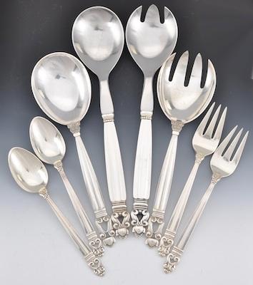 A Lot of Two Georg Jensen Salad Sets,