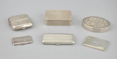 A Collection of Silver Boxes and b4928