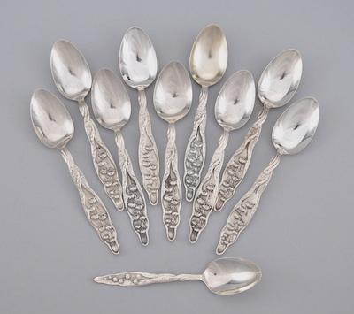 A Group of Sterling Silver Teaspoons