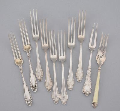 A Collection of Tiny Silver Serving