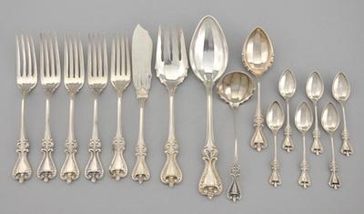 A Collection of Sterling Silver Utensils