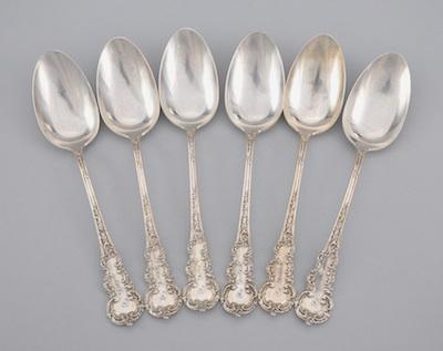 A Set of Six Sterling Silver Spoons b4947