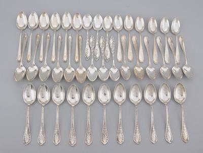 A Group of Sterling Silver Teaspoons