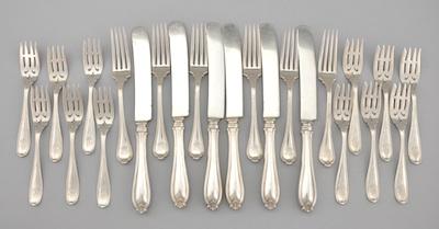 A Sterling Silver Lunch Service b494f
