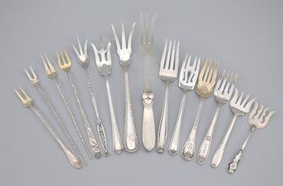 A Lot of Various Silver Serving