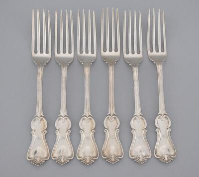 A Lot of Six Coin Silver Forks